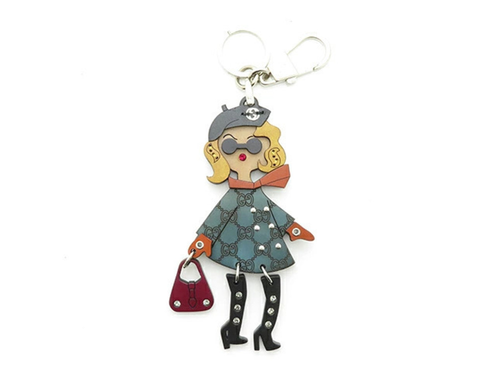 Gucci Lady Bag Charm Green Wood